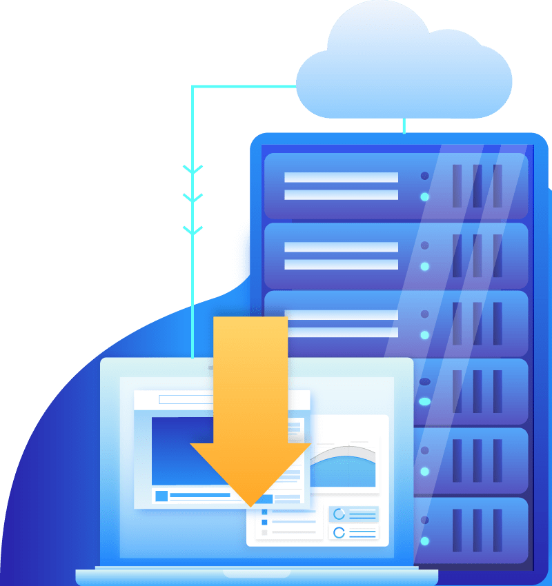 1X Hosting Illustration 04 - Home